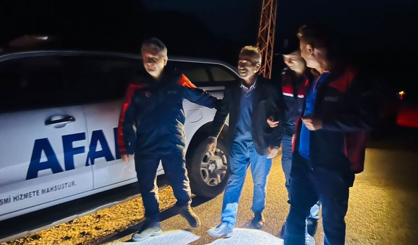 Tokat'ta kayıp yaşlı adam, AFAD ve jandarma ekiplerince bulundu