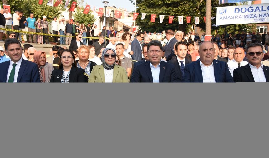 Adalet Bakanı Tunç, Amasra doğal gaz verme törenine katıldı: