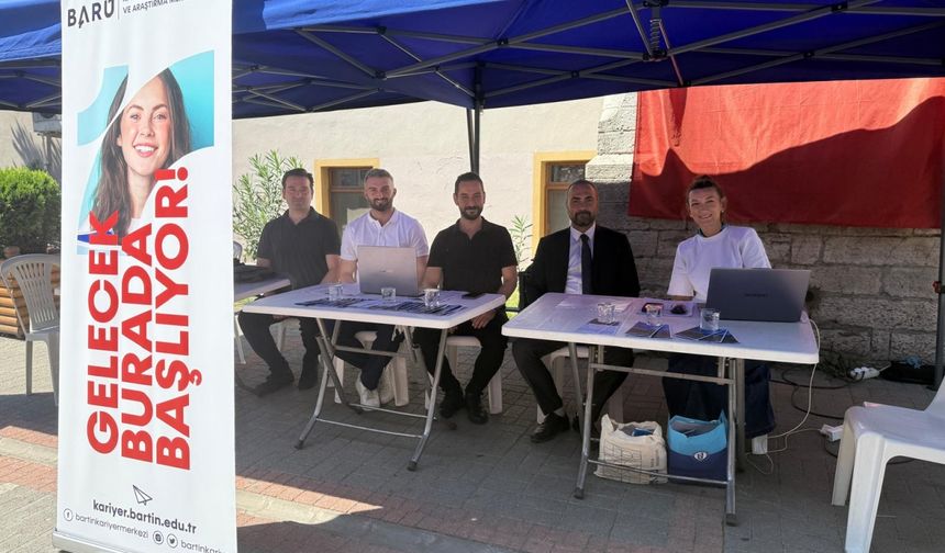 Bartın Üniversitesi "Tanıtım ve Tercih Günleri" standı açıldı