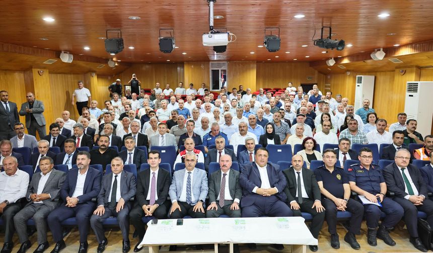 Çorum'da muhtarlarla toplantılar başladı
