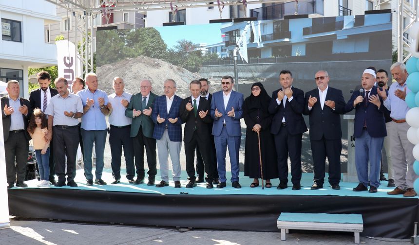 IGMG Samsun Külliyesi ve Emine Aslan Özdemir Camisi'nin temeli atıldı
