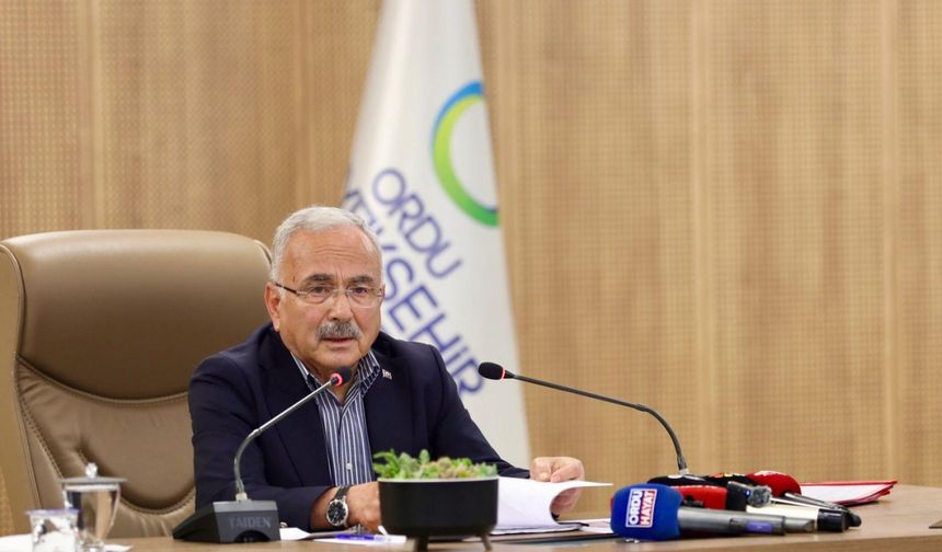 Ordu Büyükşehir Belediyesi Meclis Toplantısı yapıldı