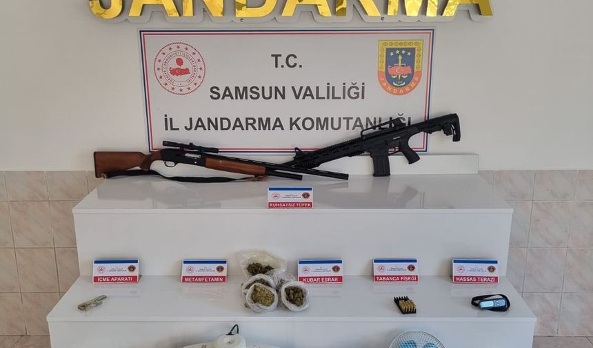 Samsun'da uyuşturucu operasyonunda 1 kişi yakalandı