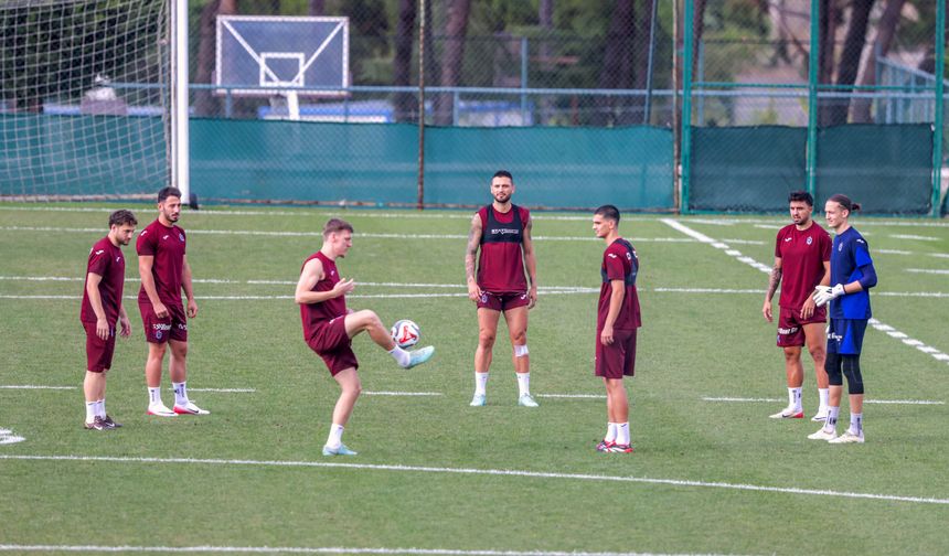 Trabzonspor, Kasımpaşa maçı hazırlıklarına devam etti