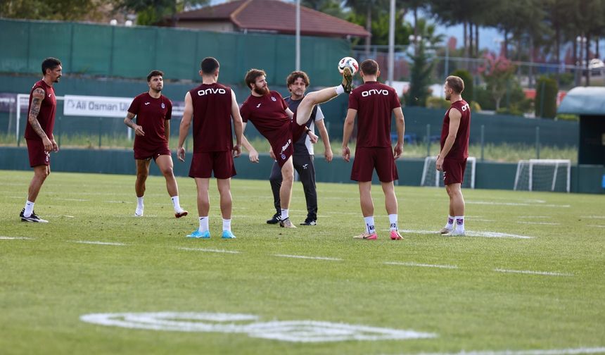 Trabzonspor, Kasımpaşa maçı hazırlıklarını sürdürdü