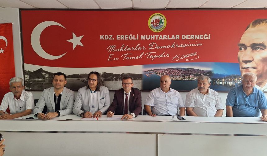 MUHTARLAR ANADOLU İLE SÖZLEŞME İMZALADI