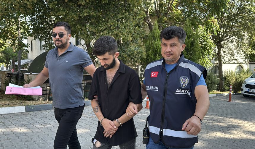 Samsun'da havalı korna çalan hırsız yakalandı