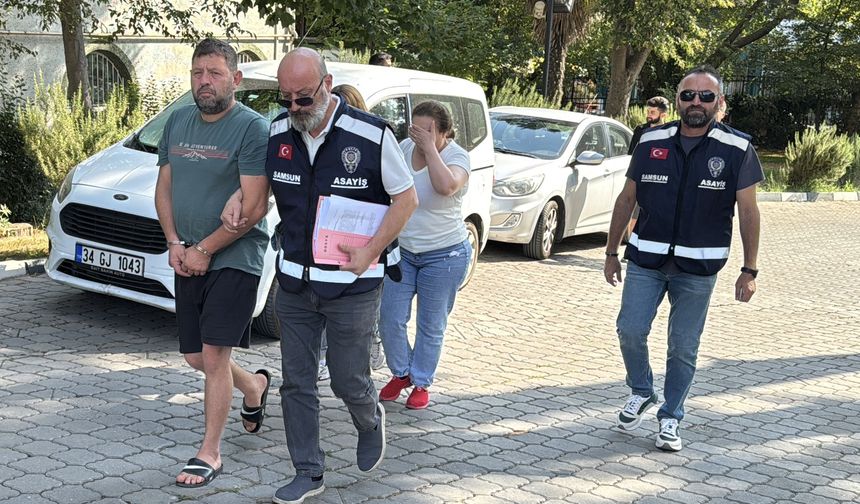 Samsun'da ziynet eşyası ile 100 bin lira çalan 2 zanlı yakalandı