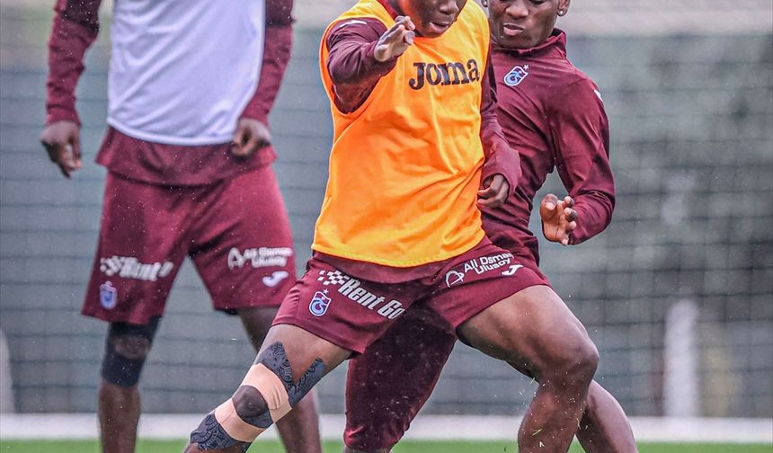 Trabzonspor, Kayserispor maçının hazırlıklarını sürdürdü