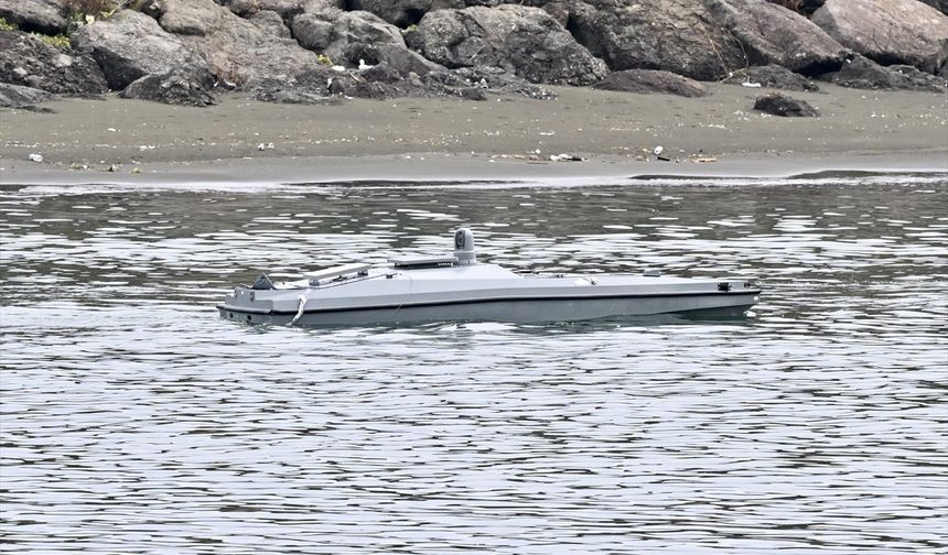 GÜNCELLEME - Trabzon'da balıkçılar tarafından bulunan insansız deniz aracı kontrollü şekilde etkisiz hale getirildi