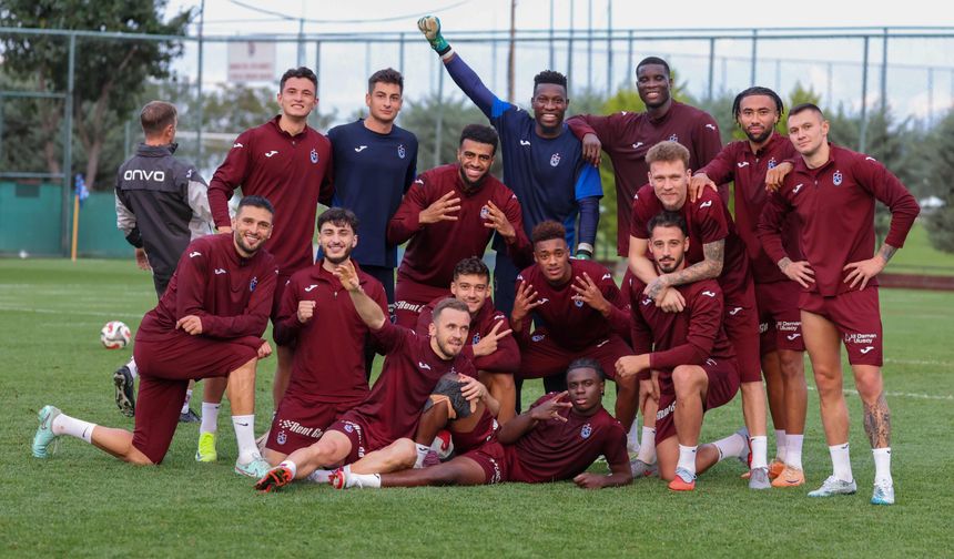 Trabzonspor, Kayserispor maçının hazırlıklarını sürdürdü
