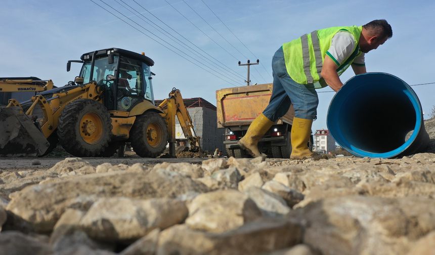 Altınordu'da altyapı çalışmaları devam ediyor