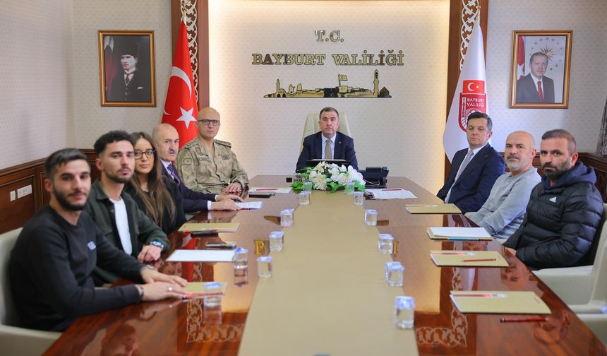 Bayburt'ta Güvenlik ve Asayiş Bilgilendirme Toplantısı yapıldı