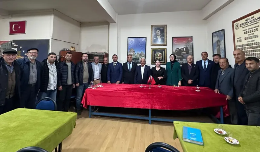 BBP Bursa'dan Gürsu Erzurumlular Derneği'ne ziyaret