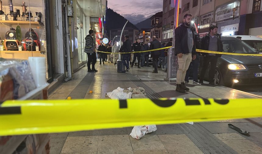 Gümüşhane'de eşini bıçakla yaralayan koca gözaltına alındı