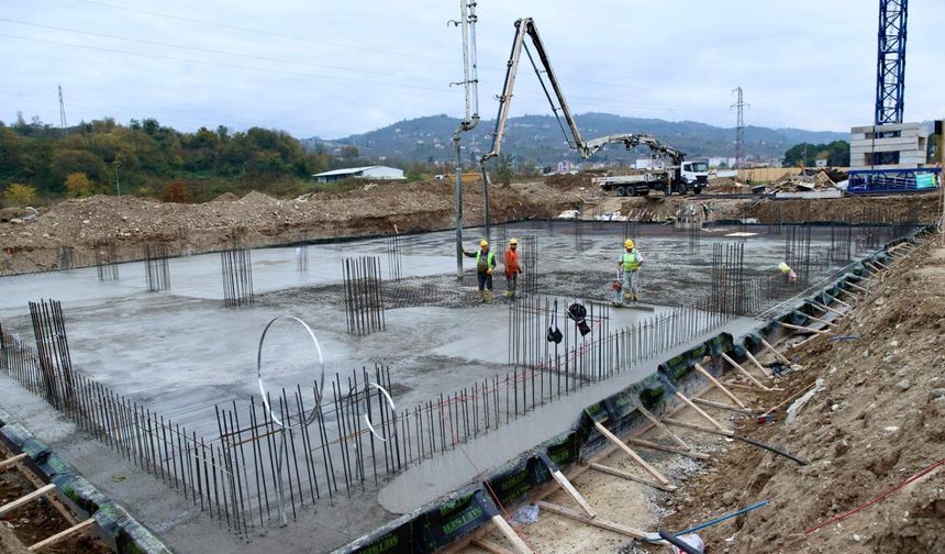 Ordu'da yeni spor tesislerinin yapımına devam ediliyor