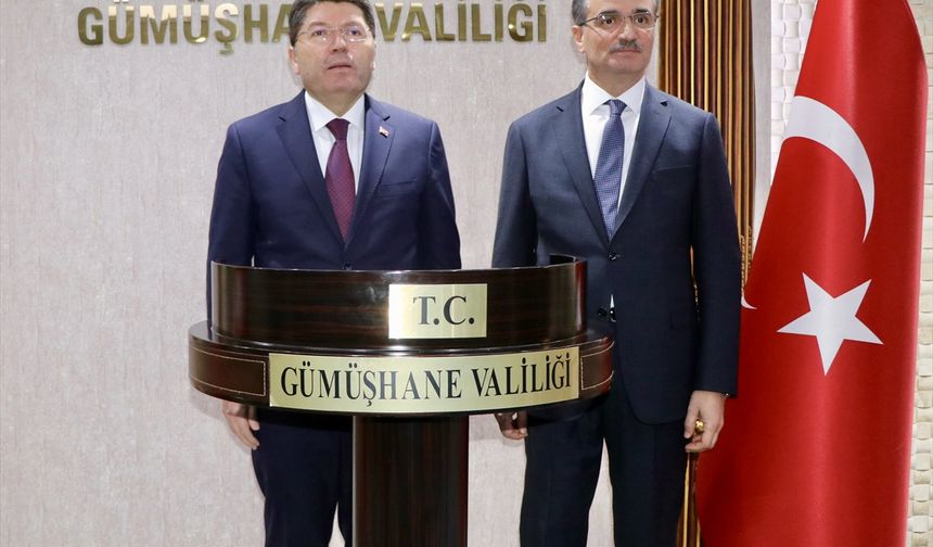 Adalet Bakanı Yılmaz Tunç Gümüşhane'de konuştu: