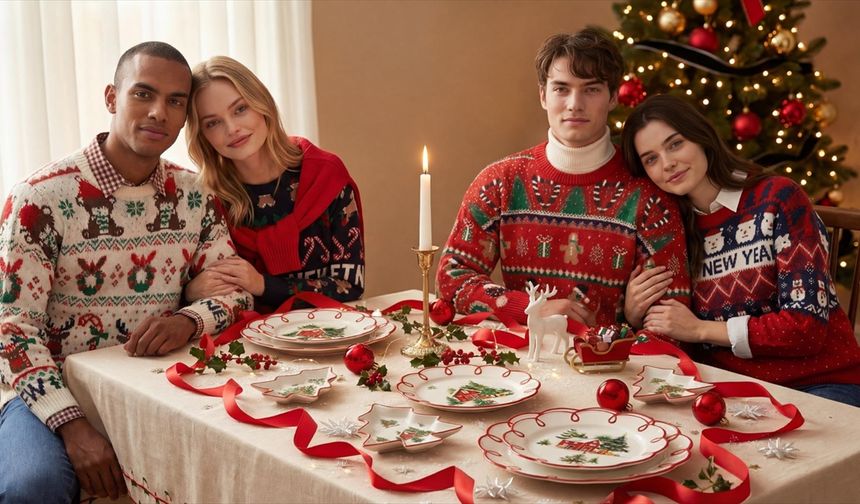 DeFacto ve Karaca yılbaşı koleksiyonu için bir araya geldi