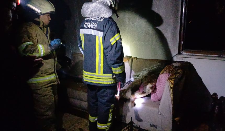 Karabük'te evin müştemilatında çıkan yangın söndürüldü