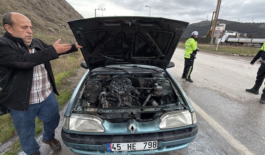 SEYİR HALİNDEYKEN YANDI