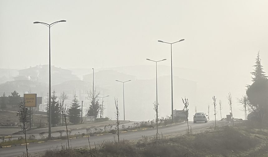 Karabük'te sis etkili oldu