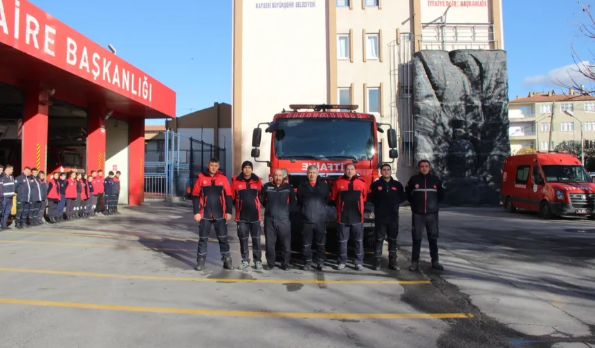 Kayseri itfaiyesi Kırıkkale'ye yardıma koştu