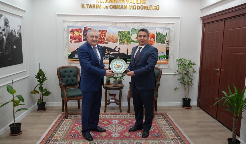 Tarım Reformu Genel Müdürü Yıldız Amasya'da ziyaretlerde bulundu
