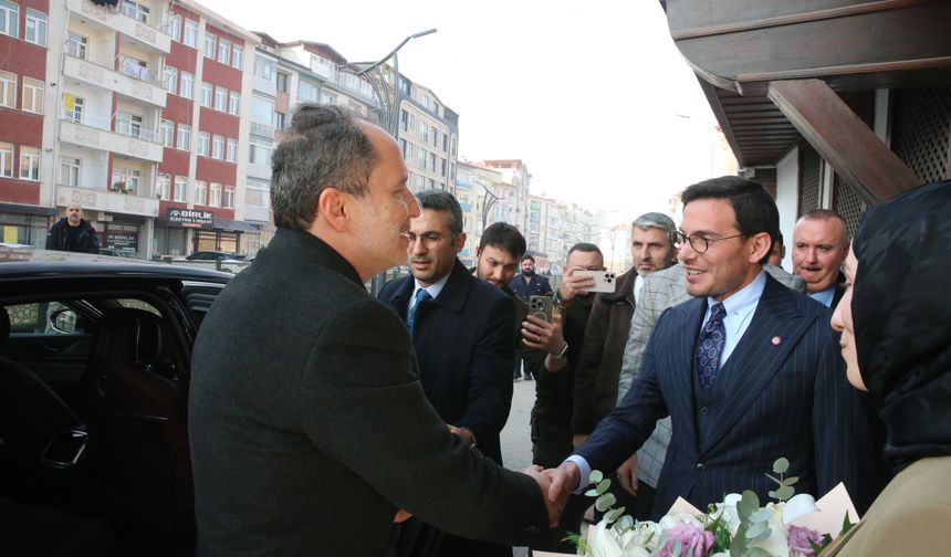 Yeniden Refah Partisi Genel Başkanı Erbakan, Tokat'ta konuştu: