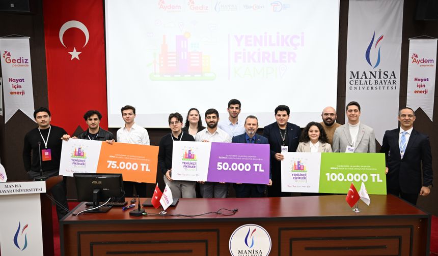Aydem Perakende ve Gediz Perakende'nin Yenilikçi Fikirler Kampı'nda gençlerin bilimsel projeleri ödüllendirildi