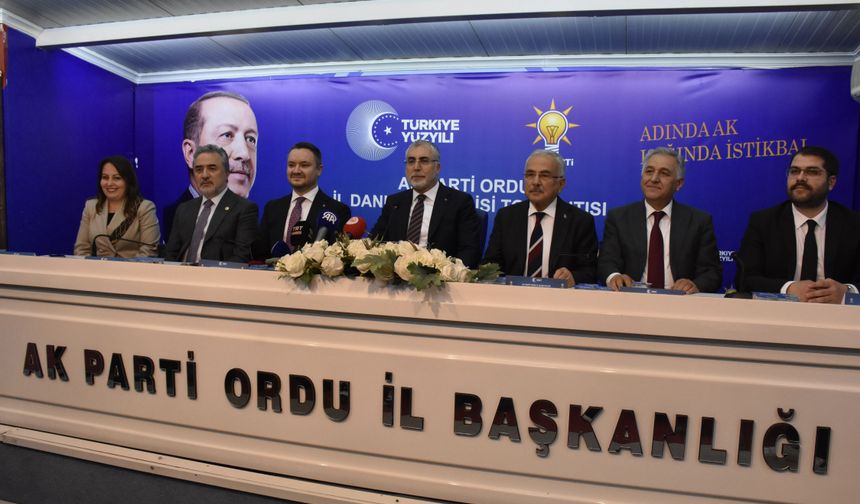 Çalışma ve Sosyal Güvenlik Bakanı Işıkhan, Ordu'da konuştu: