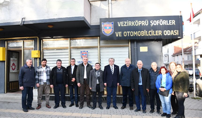 CHP Samsun Milletvekili Çan Vezirköprü'de ziyaretlerde bulundu