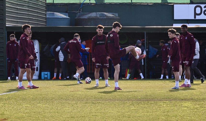 Trabzonspor, İstanbulspor maçının hazırlıklarını sürdürdü