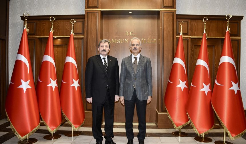 Ulaştırma ve Altyapı Bakanı Uraloğlu, Samsun'da konuştu: