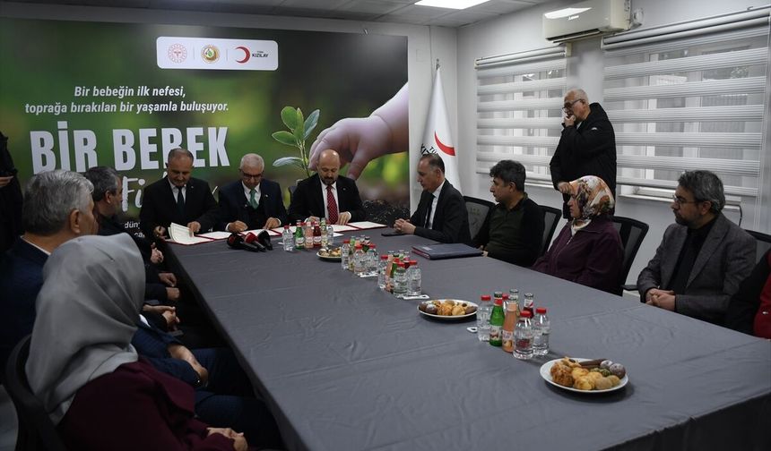 Adana'da doğan her bebek için fidan dikilecek