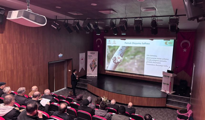 Asarcık'ta çiftçilere bilgilendirme yapıldı