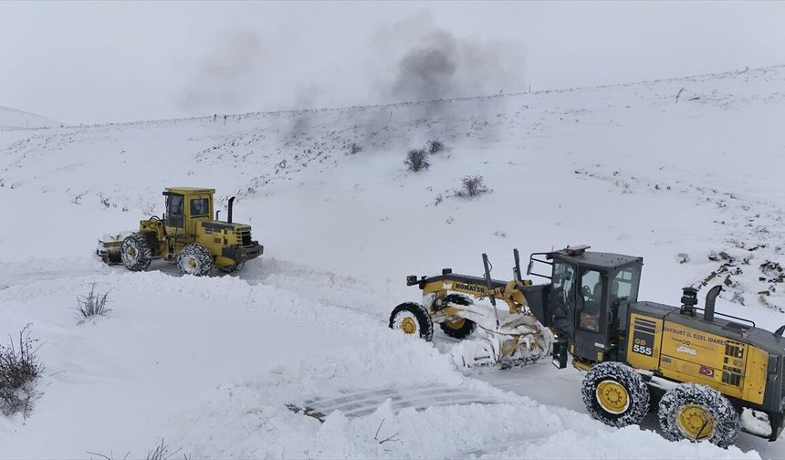 Bayburt ve Gümüşhane'de kar yağışı etkili oldu