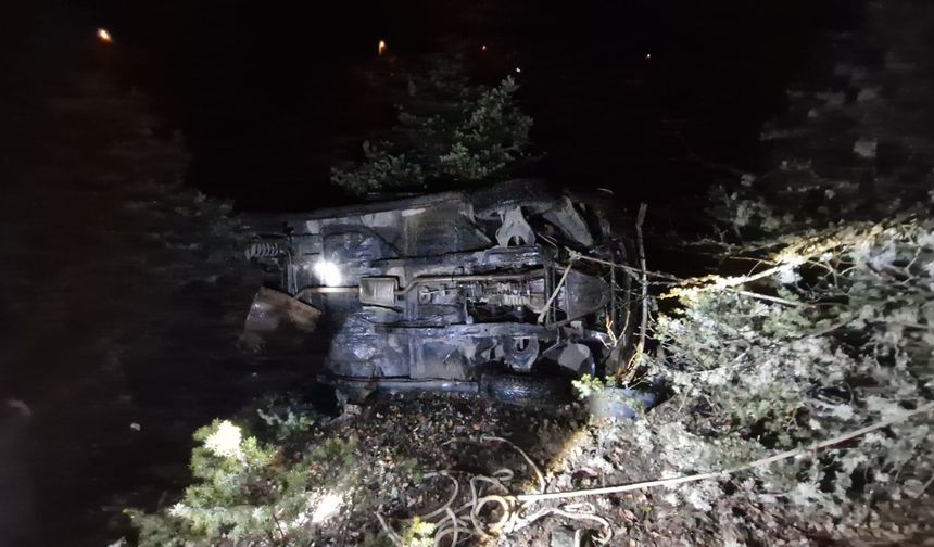 Kastamonu'da devrilen otomobildeki 1 kişi öldü, 2 kişi yaralandı