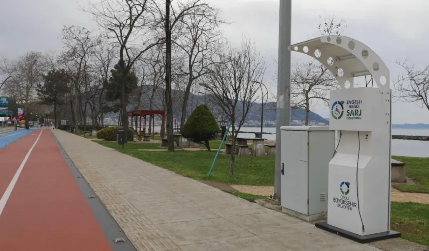 Ordu'da engelli şarj istasyonları yenilendi
