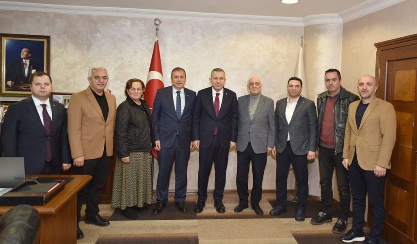 Trabzon Valisi Tahir Şahin TTSO'yu ziyaret etti