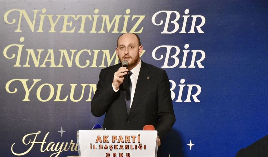AK Parti Genel Başkan Yardımcısı Büyükgümüş, Ordu'da sahur programında konuştu: