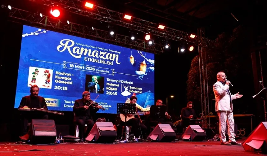 Antalya Büyükşehir'in ramazan etkinliklerine yoğun ilgi