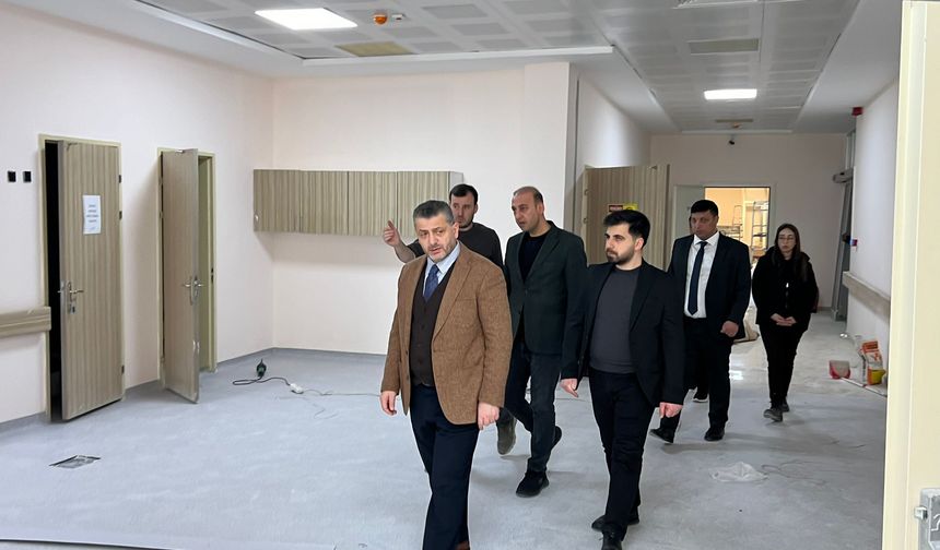 Çorum İl Sağlık Müdürü Zehir, Kargı'da sağlık yatırımlarını inceledi