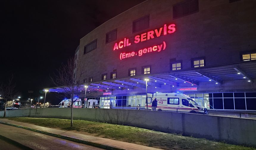 Çorum'da darbedilip silahla vurulan kişi hastaneye kaldırıldı