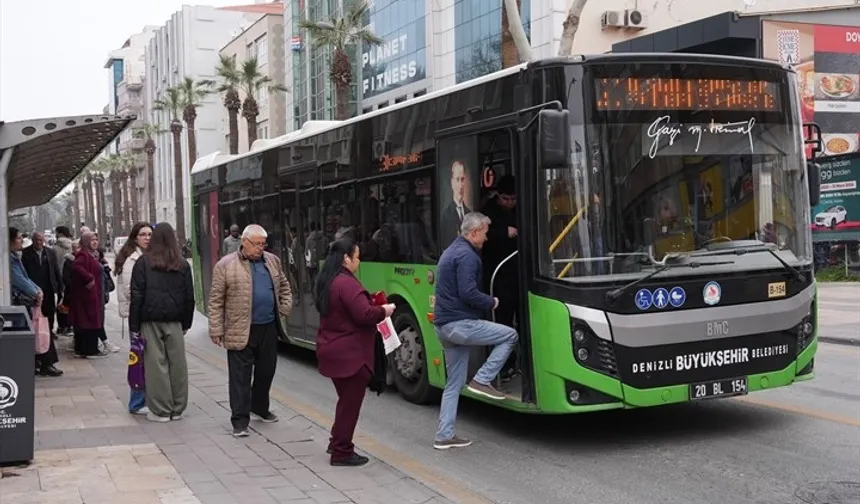 Denizli Büyükşehir'den bayramda ücretsiz ulaşım kolaylığı