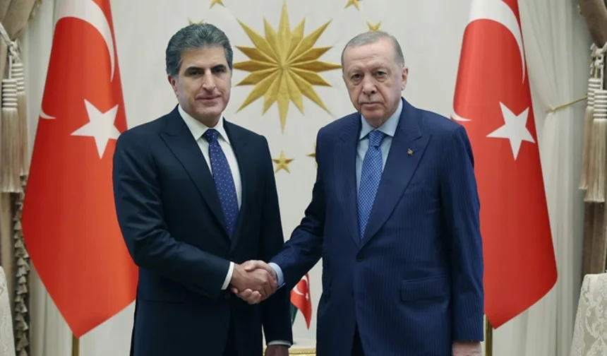 Erdoğan ile Barzani görüşmesinde 'Terörsüz Türkiye' vurgusu