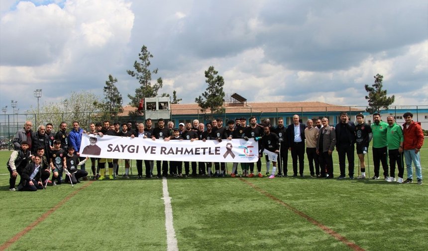 DEPSAŞ Enerji Ampute Futbol Takımı, teknik direktörü Mustafa Bebe'yi andı