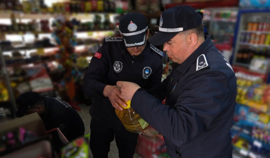 Ordu'da marketlerdeki denetimler devam ediyor