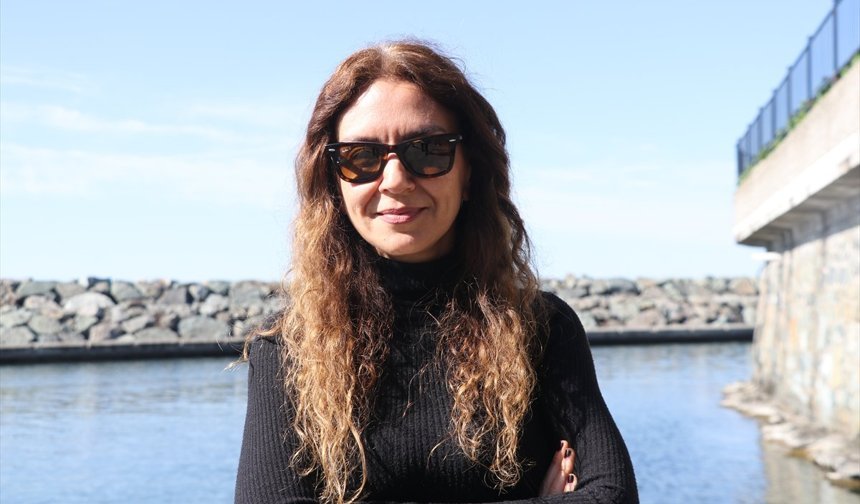 Rize'de deri sırtlı deniz kaplumbağası görüldü