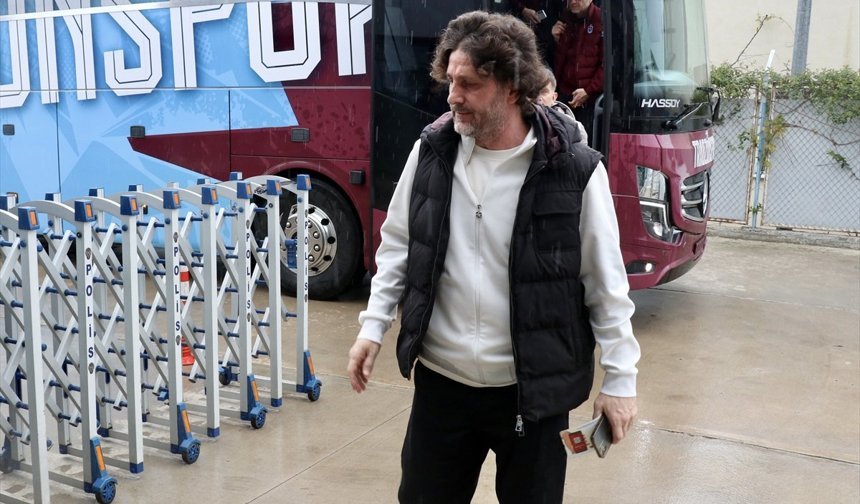 Trabzonspor kafilesi Antalya'ya gitti