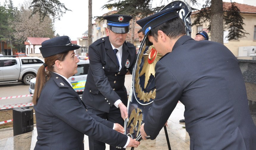 Türk Polis Teşkilatının 181. kuruluş yıl dönümü Gümüşhacıköy'de kutlandı